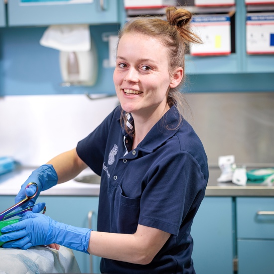 Gipsverbandmeester in opleiding
